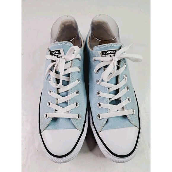 Converse Chuck Taylor All Star Low Canvas Trainers Unisex M8 W10 Blue - Picture 2 of 8
